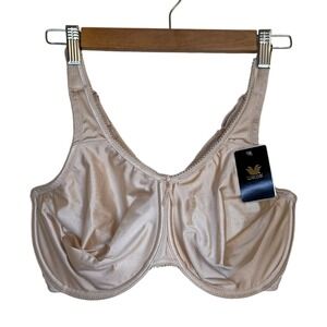 NWT Wacoal Bra Women 38G Beige Full Coverage Underwire Smoothing Lightweight